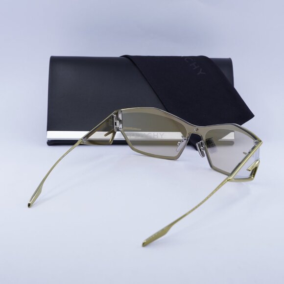 Givenchy GV40066U 39C Geometric Sunglasses - Yellow Gradient/Smoke Mirror - Picture 10 of 10